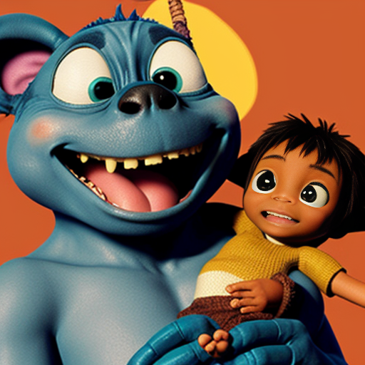 Jumba Jookiba holding stitcha and grogu