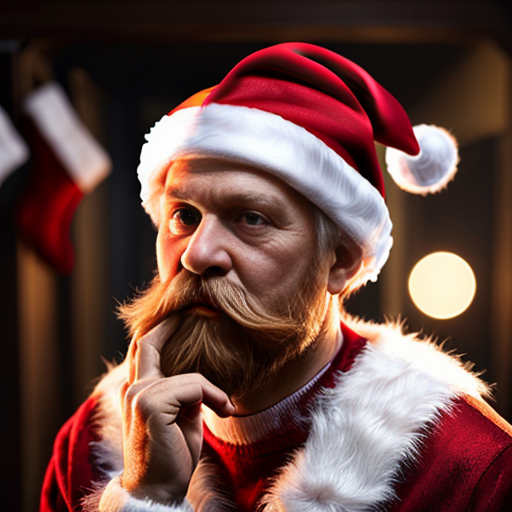 Christmas Santa Claus wizard hat