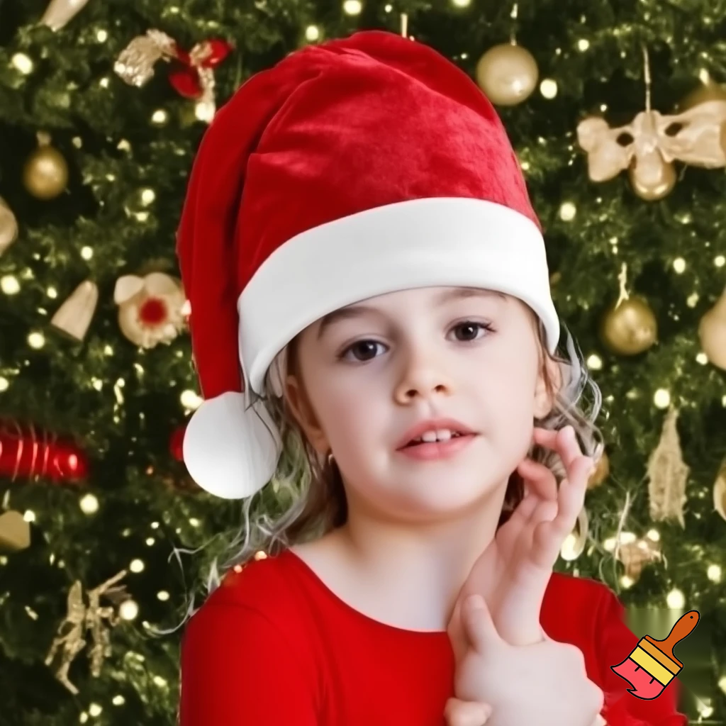 Fabric and velvet Christmas wizard hat Christmas hat Santa Claus hat