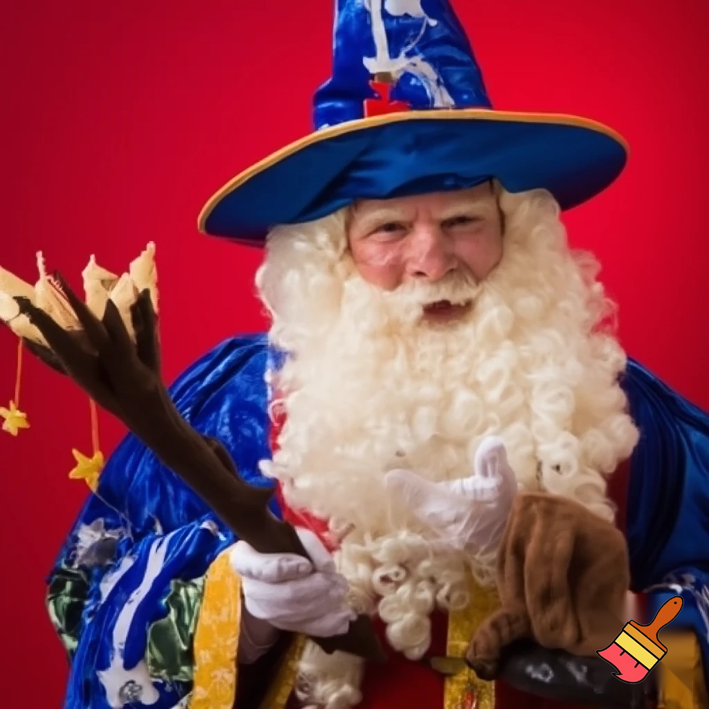 Wizard hat Christmas hat, Santa Claus hat