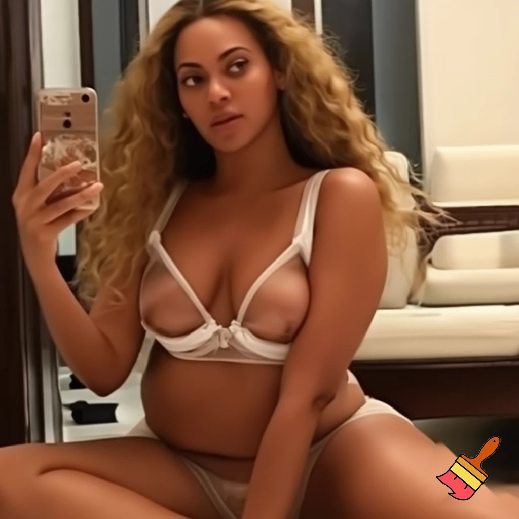 Beyonce wearing a transparent bra holding her phone in the floor selfie ,sexy hot bunny ,her legs are open ,2017 vibe ,add cream on her fat juicy pussy ,the vibe is explicit & hot ,she is sitting on the floor
