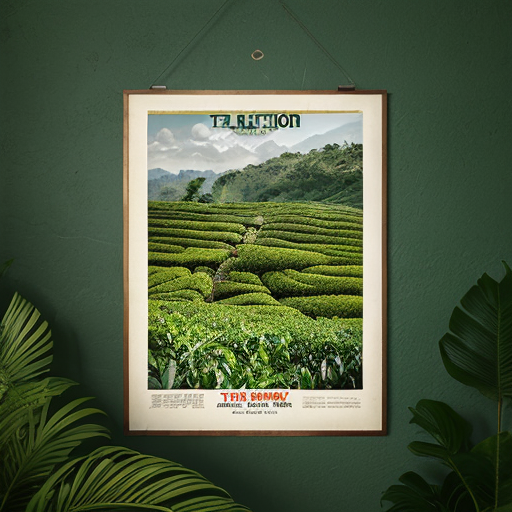 tea plantation poster
