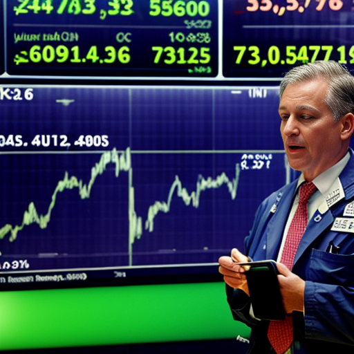 make a image of the stock market

