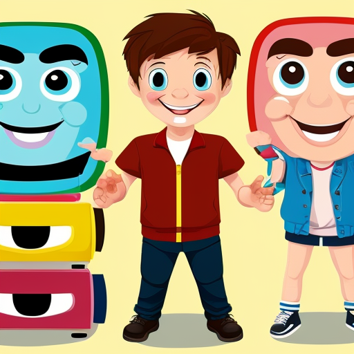 childrens cartoon character for TV