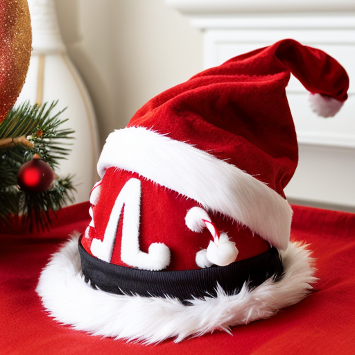 Christmas wizard hat red Santa Claus hat