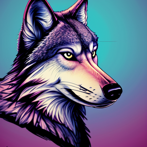 A PHONK wolf cannabis