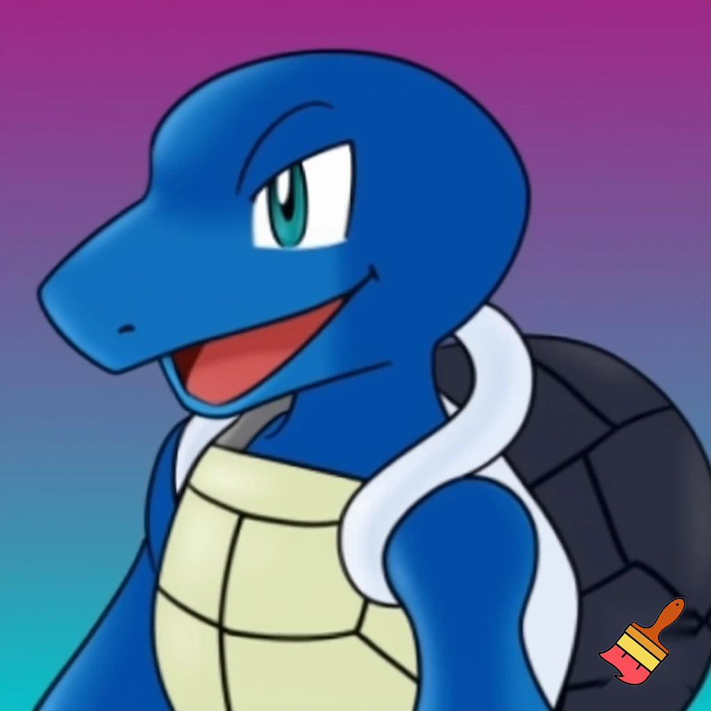 blue agumon veemon digimon squirtle pokemon fusion