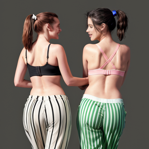 90's disney's 2d aladdin style comic black background and panels of 
Panel 1 a curvy figure two headed woman with brown hair and black striped haired ponytail and with green skin barefoot with green and white striped harem pants and pink and white striped bra marching towards viewer. 
Panel 2 then the curvy figure two headed woman with brown hair  black striped haired ponytail and with green skin barefoot with green and white striped harem pants and pink and white striped bra both looked at each other while marching towards.
Panel 3 then curvy figure two headed woman with brown black striped haired ponytail and with green skin barefoot with green and white striped harem pants and pink and white striped bra looked at viewer. 
Panel 4 then the curvy figure two headed woman with  brown hair and l black striped haired ponytail and with green skin barefoot with green and white striped harem pants and pink and white striped bra kissed the viewer while marching. 
Panel 5 then the curvy figure two headed woman with brown hair black striped haired ponytail and with green skin barefoot with green and white striped harem pants and pink and white striped bra turns around and turns around and revealing to the viewer a yellow triangle shaped stitch patch was on the middle of her butt of her green and white striped harem pants. 
Panel 6 then curvy figure two headed woman with brown hair and black striped haired ponytail and with green skin barefoot with green and white striped harem pants and pink and white striped bra shakes her butt with the yellow triangle shaped Stitch patch on her big butt.  