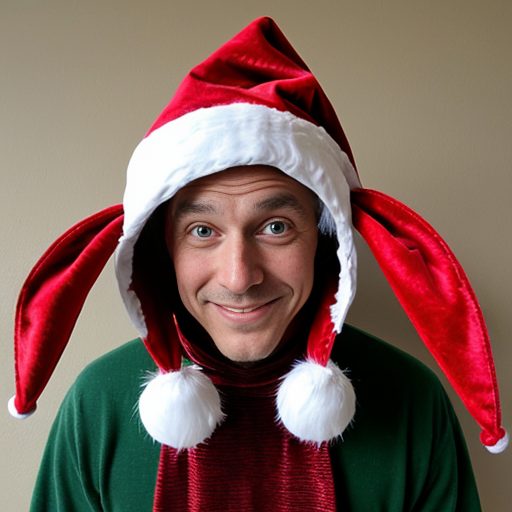Christmas wizard hat costume