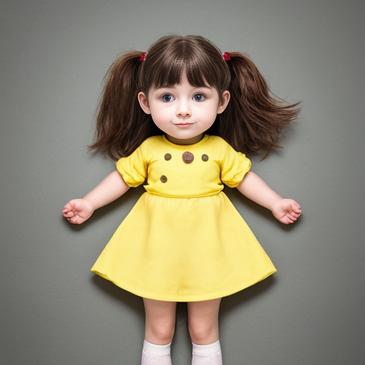 yellow wich little girl