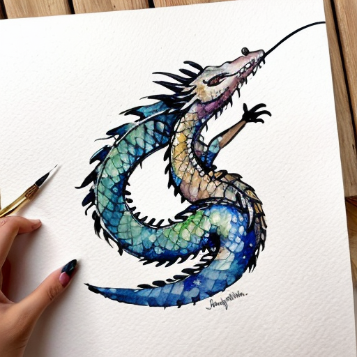 a dragon 2 tiny wings, fire breathing, diamond sparkle scales, tounge tufted hair on head, long tail with short barbs, small eyes with hairy eyebrows, large snout with large nostrils