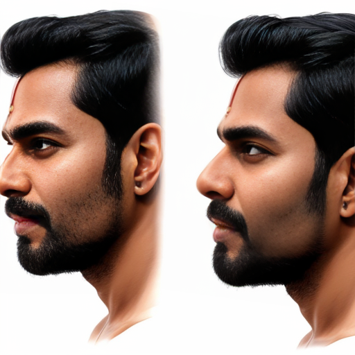 Make a indian man 2d vector style front, side, back pose