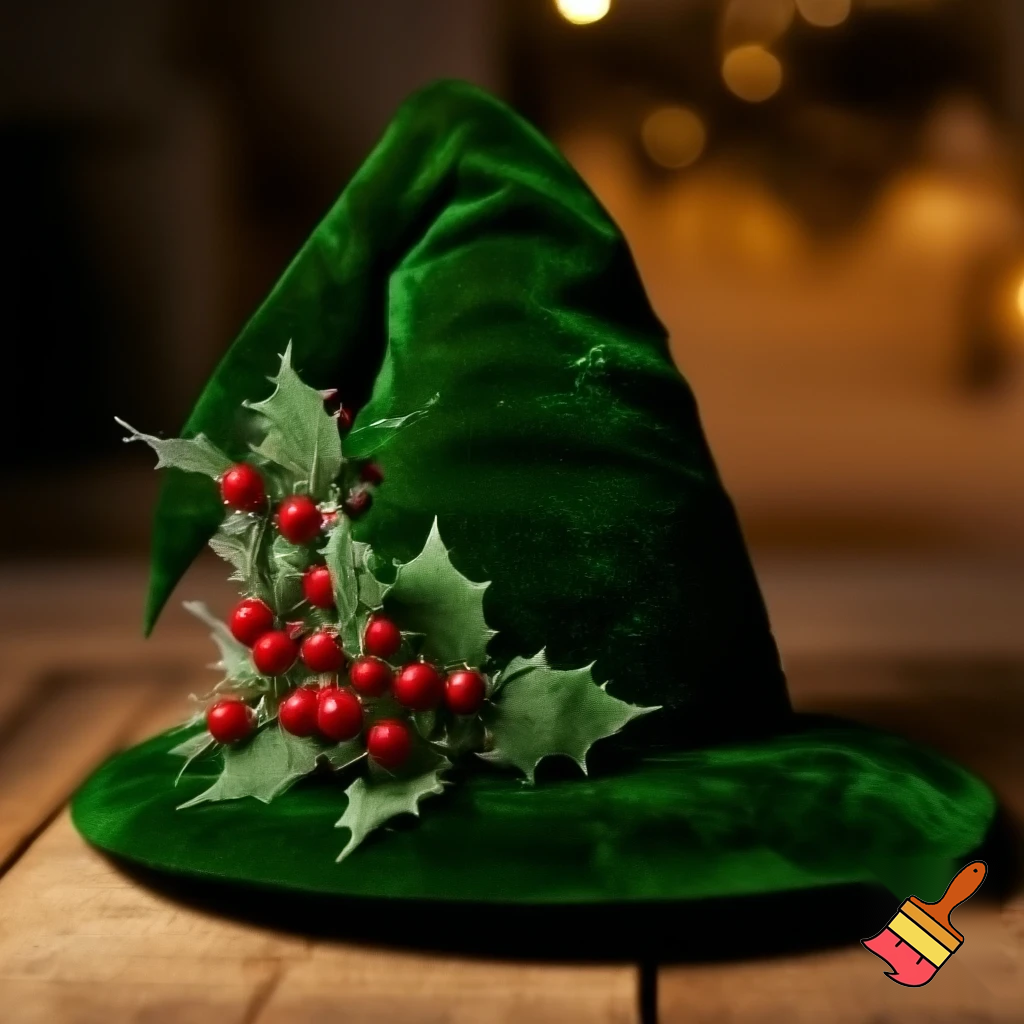 Christmas wizard hat