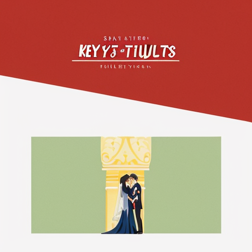 A minimalist painting inspired by Jean-Michel Basquiat, depicting the iconic façade of the Palace Hotel in Barcelona. The scene suggests a romantic wedding atmosphere with a couple symbolized through abstract figures and simple lines. Use expressive brushstrokes, raw textures, and a limited color palette (black, white, red, and gold). Incorporate subtle crown motifs and handwritten-style elements. The composition should feel elegant yet spontaneous, simple but striking.