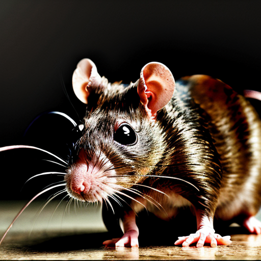 muscular rat , rat criminal  evil stare red eyes rat evil