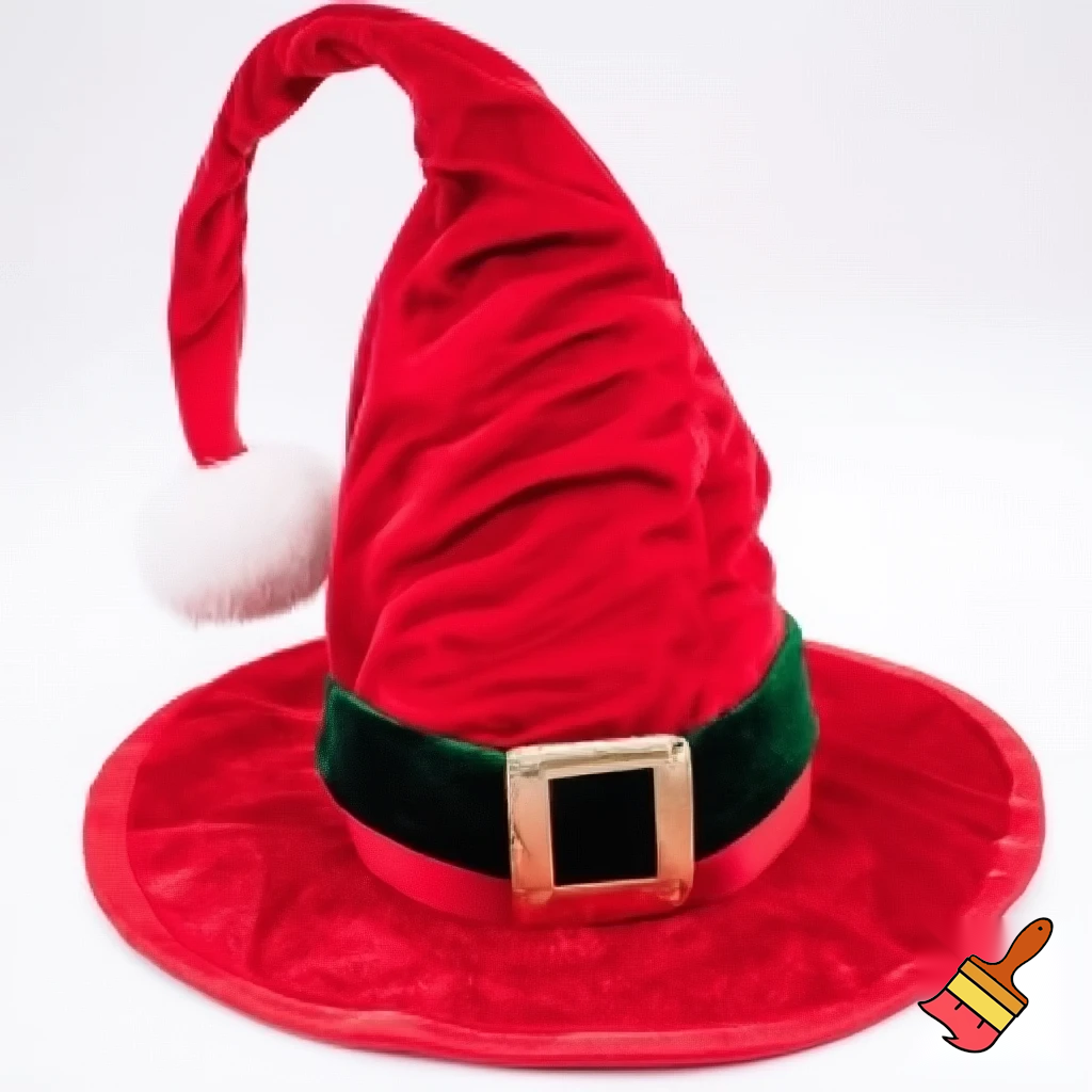Christmas wizard hat Santa Claus hat velvet