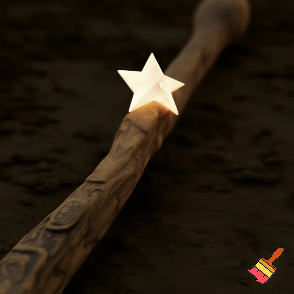 Magic walking stick with a star💫🌟⭐️🌠