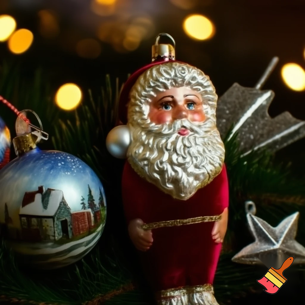 Christmas ornaments special Santa Claus