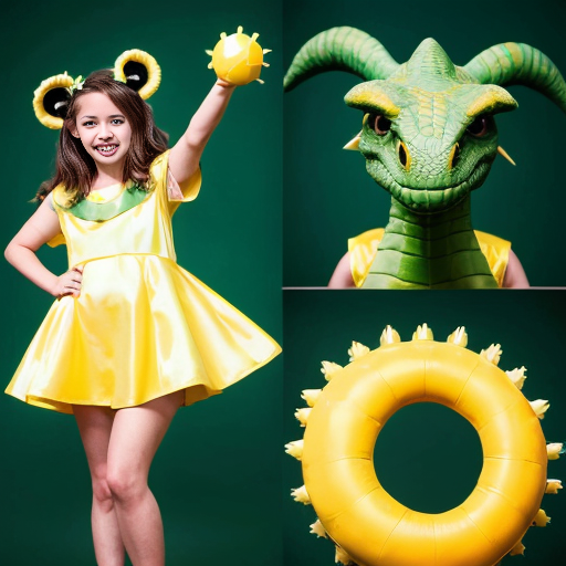 garney the a fattest an green color a dinosaur + yellow color an belly & yellow color an spike + White color an Toen-Nails + Green color an tailed with a 8 an Circle a Yellow color an sided a views the a tailed + Green color an headed with a yellow color an spiked a spined an big an headed an costume mascote in realistic photography the a physics an video a style and 2015-2026 an children the a dinosaur an fictional a style