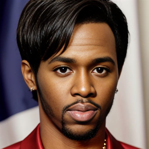 charile kirk with a p diddy flag