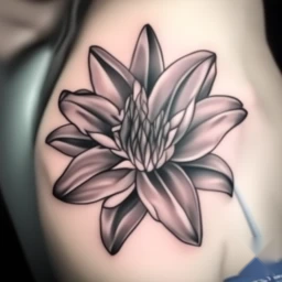 september birth flower tattoo