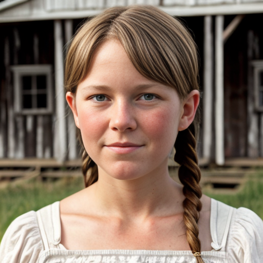 Melissa Gilbers as Laura Ingalls from Little House on Prairie