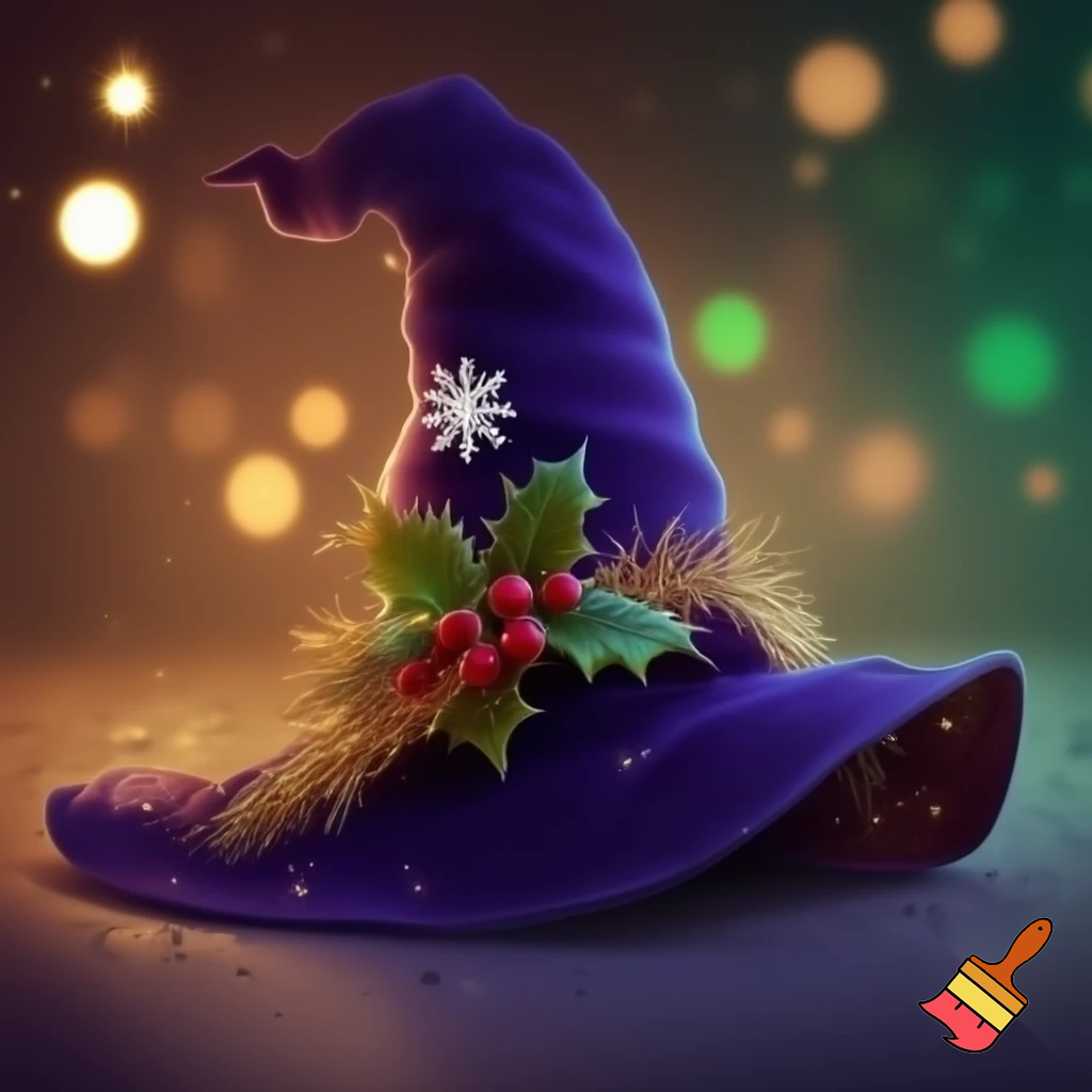 A wizard hat Christmas one