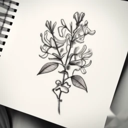 june birth flower tattoo