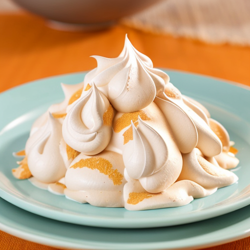 Fold dry ingredients into meringue 