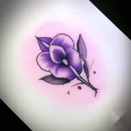 february birth flower tattoo