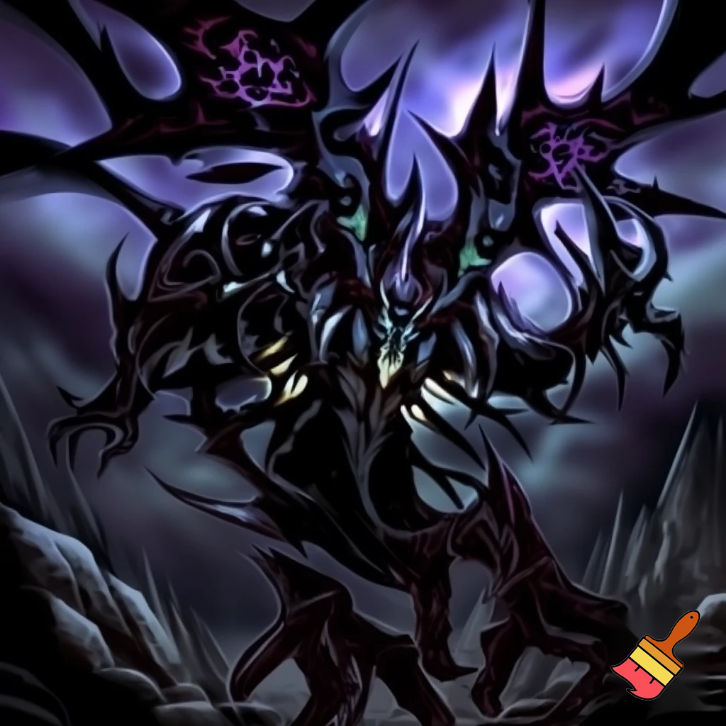 Yu-Gi-Oh art style monster concept
