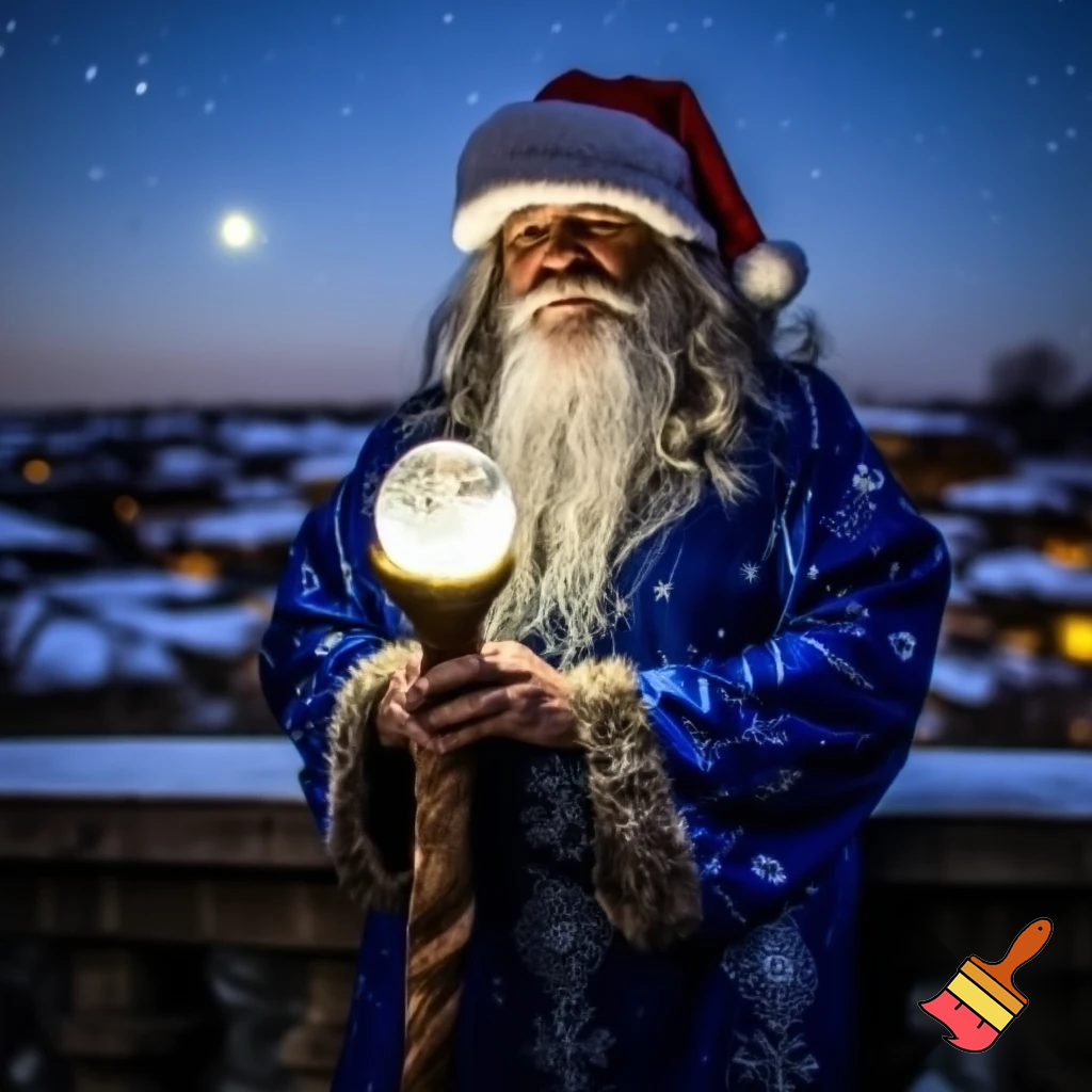 Santa Claus wizard✨🎄 Santa Claus hat