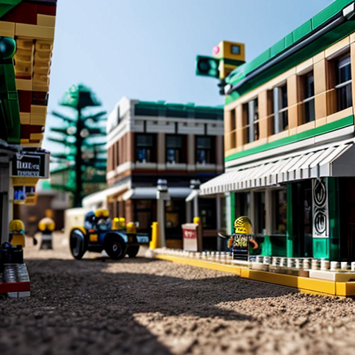 Lego western town