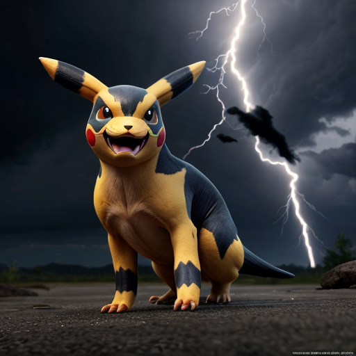 A lightning vmax Pokemon