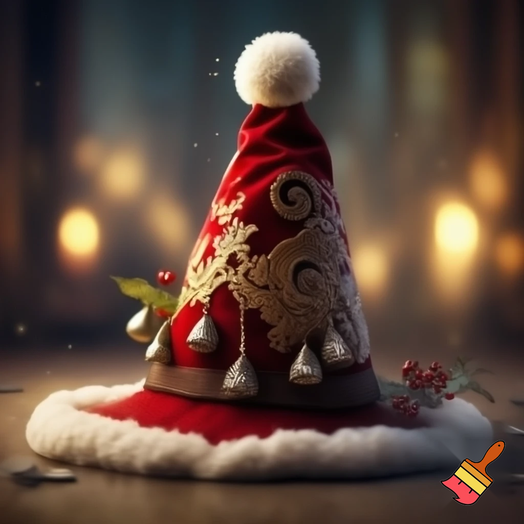 Christmas wizard hat