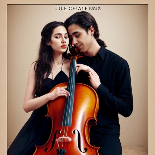 hi i want an alternative book cover for the book not another love song by julie soto. I want a cello couple on stage. with the name of the book and the name of the author 