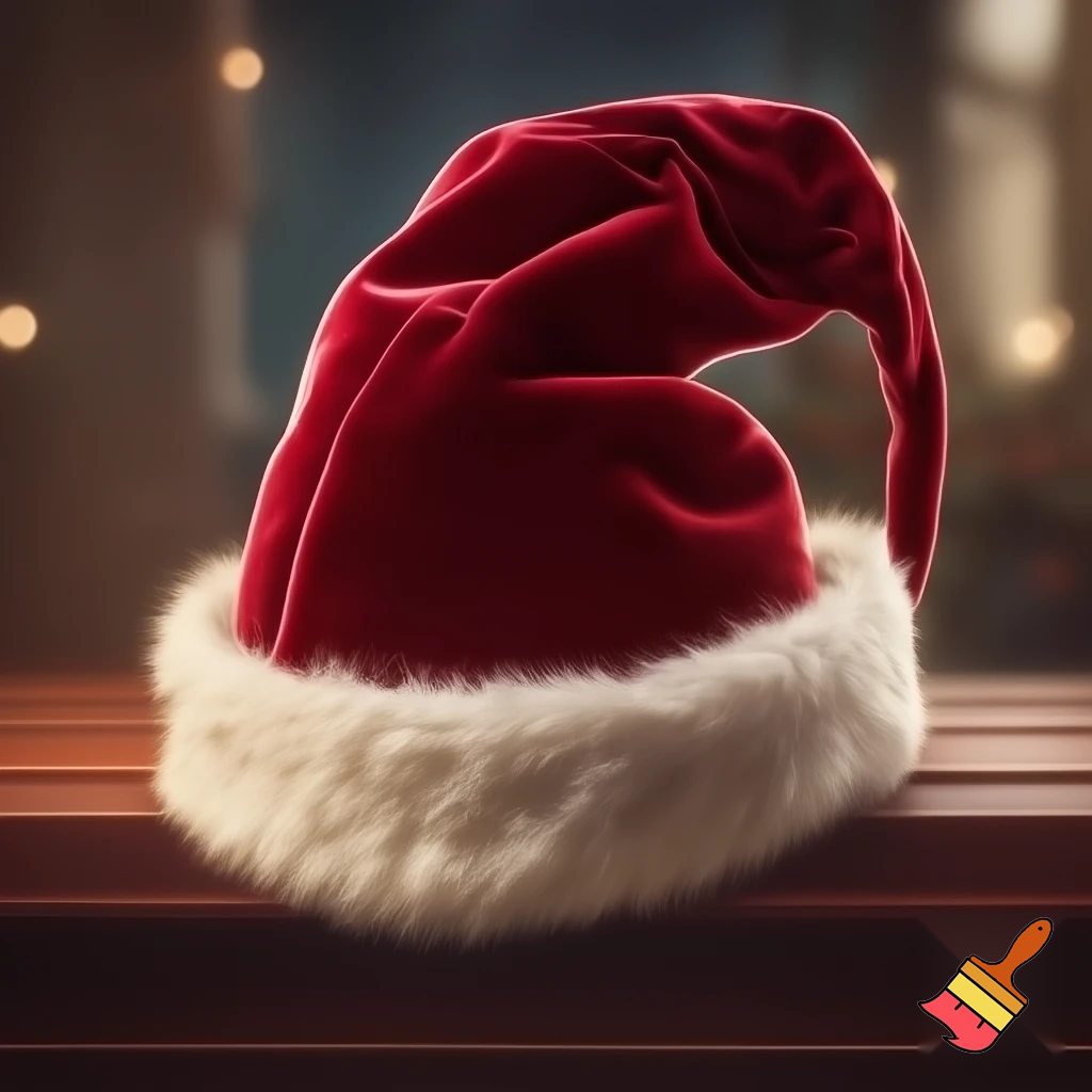 Send a Santa Claus hat over on the shelf hat velvet