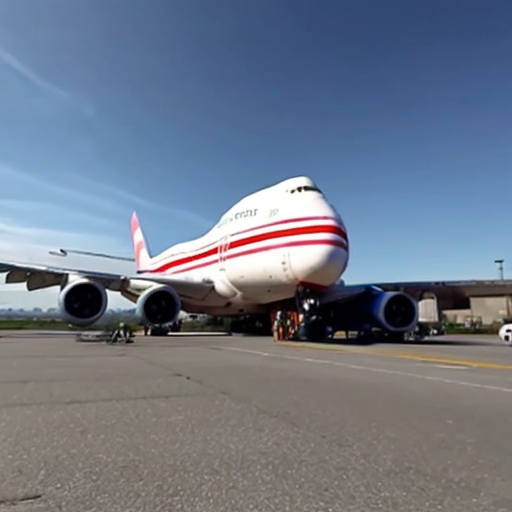 mario on top of a 747 dancing around ignoring the cops orders to get down