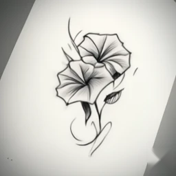 september birth flower tattoo