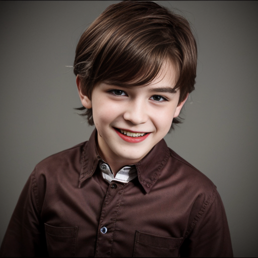 Vampire Boy with brown hair 