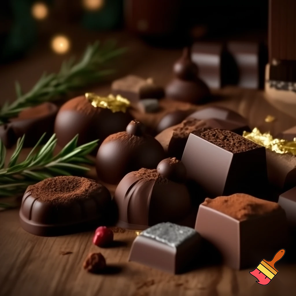 Chocolates special chocolate Christmas one