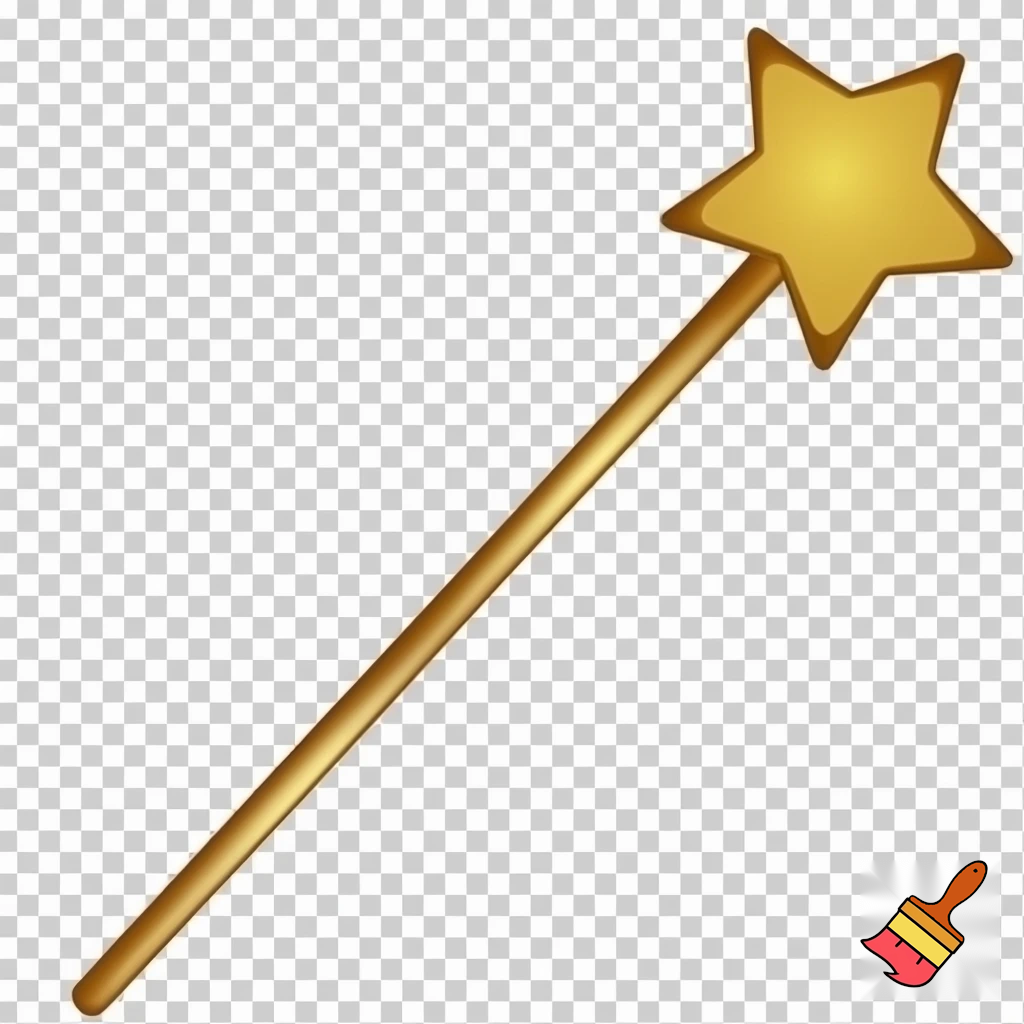 A magic star wand