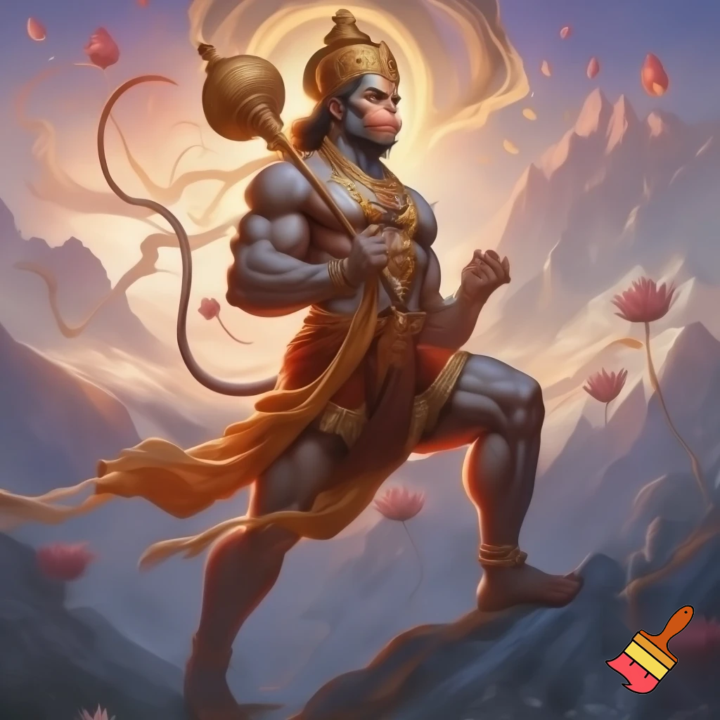 create a hanuman ji image

