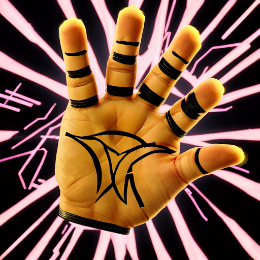 a yu-gi-oh style hand coming out of the portal