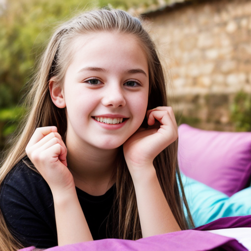 Make a photo of a rich, spoilt teenage year old girl