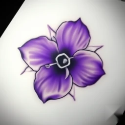february birth flower tattoo