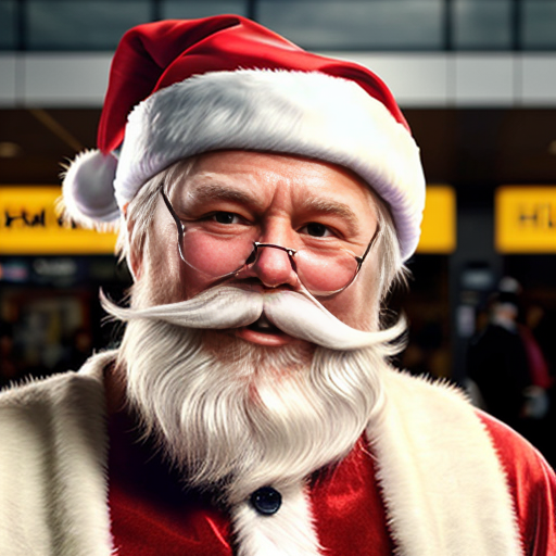 Santa Claus at Cranbourne shopping Centre