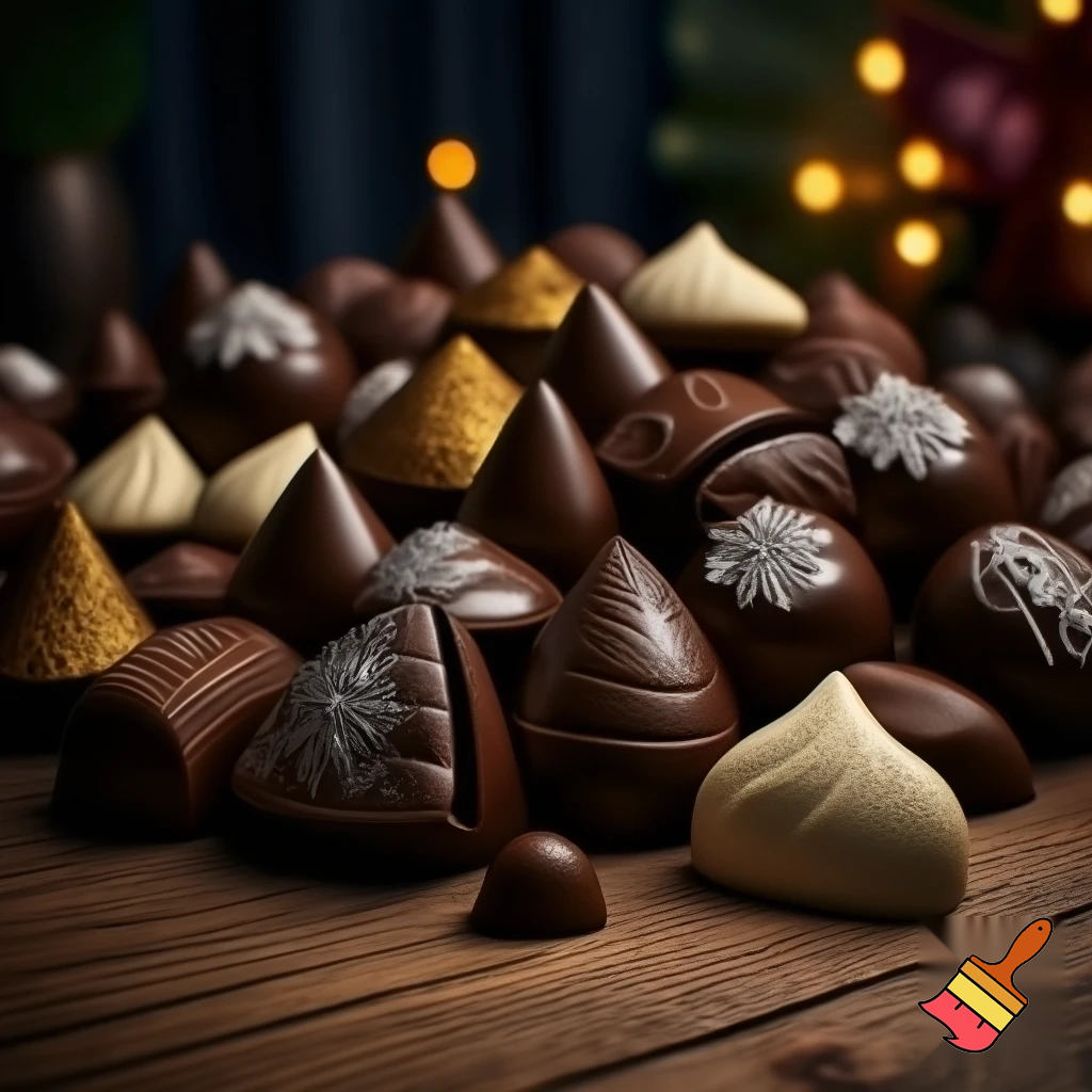 Chocolates special chocolate Christmas one