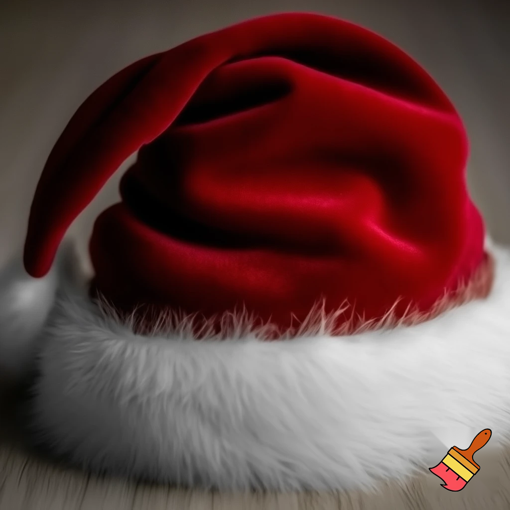 Christmas Santa Claus velvet hat delicate special delicate hat