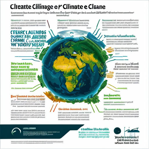 create me a poster for climate change please include images a nice font and facts
